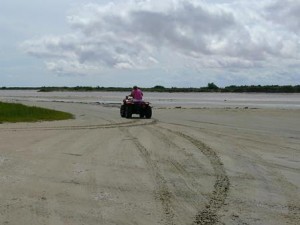 ATV on beach